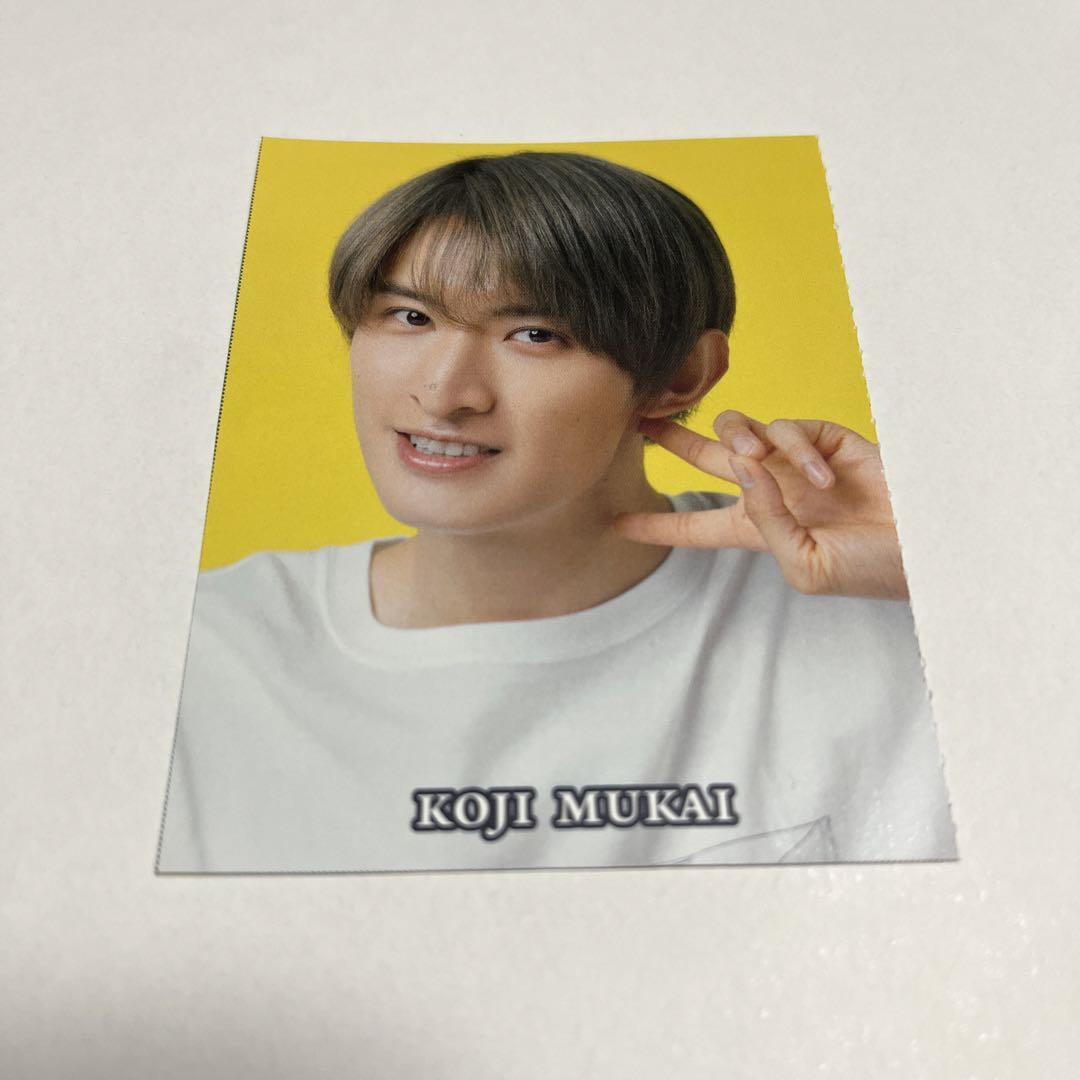 Duet7月号 SnowMan 向井康二 マットピンナップ厚紙 即購入