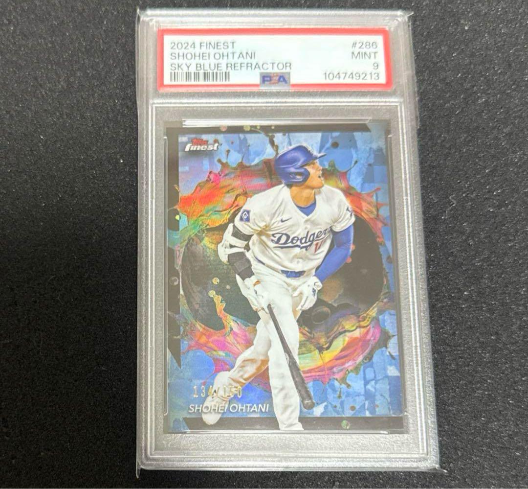 大谷翔平 2024 finest Shohei Ohtani PSA 9