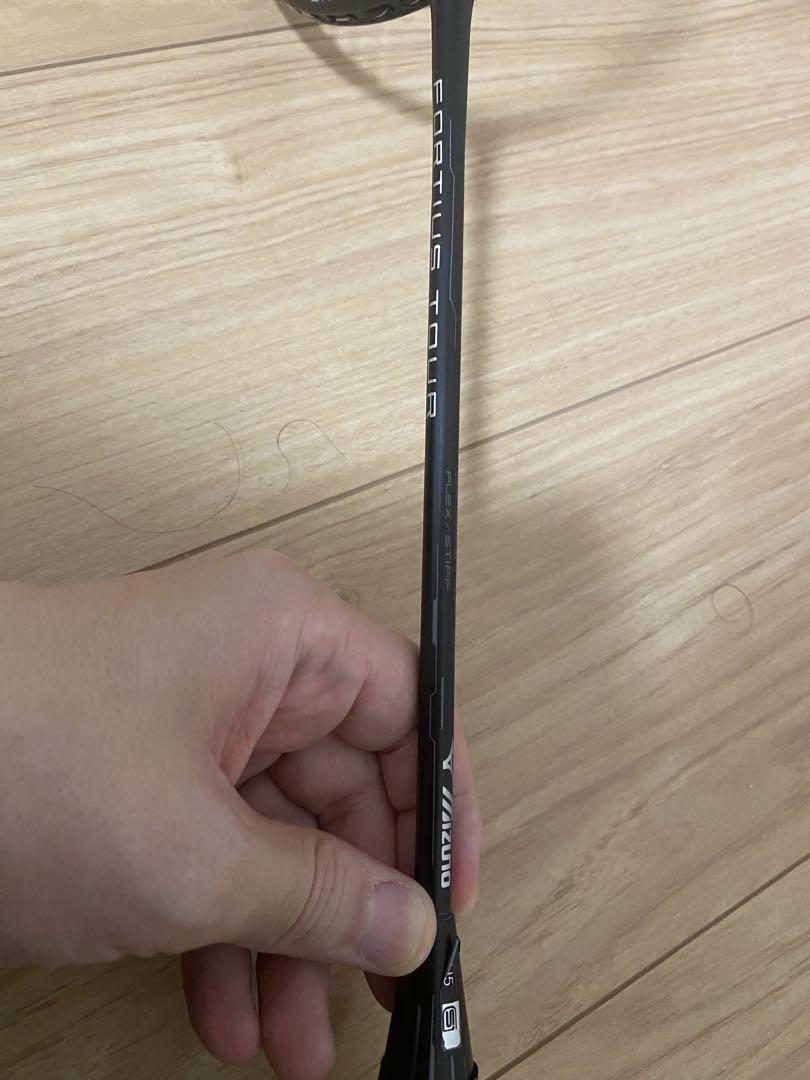 バドミントンラケット MIZUNO フォルティウス ツアー 4U5 2本セット