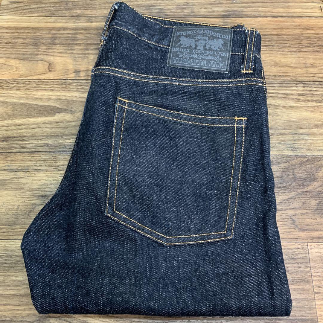 中古 STUSSY ストレート デニムパンツ