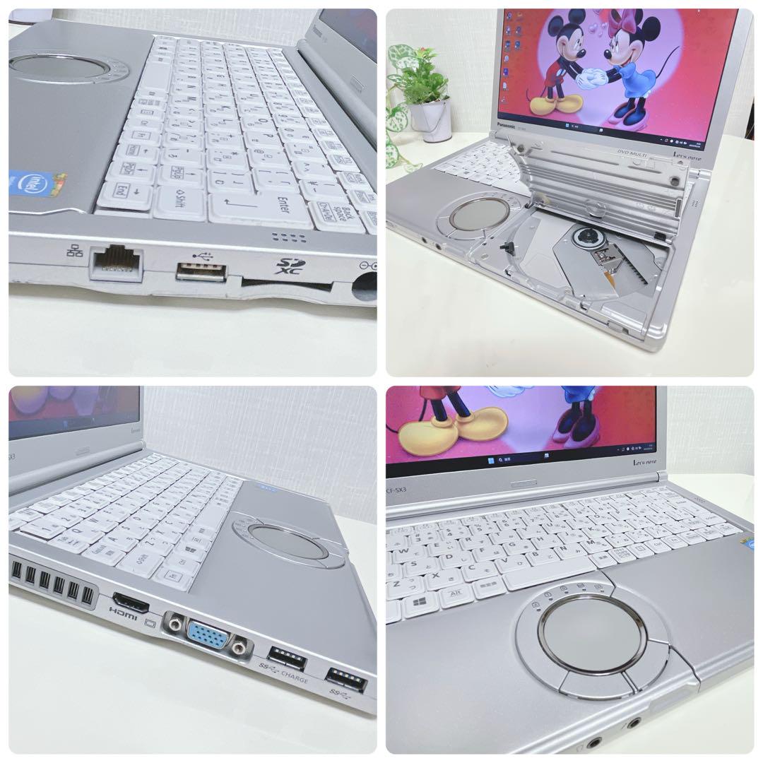 軽量、レッツノート、コアi5、高速SSD、オフィス2021、イラレあり、カメラ