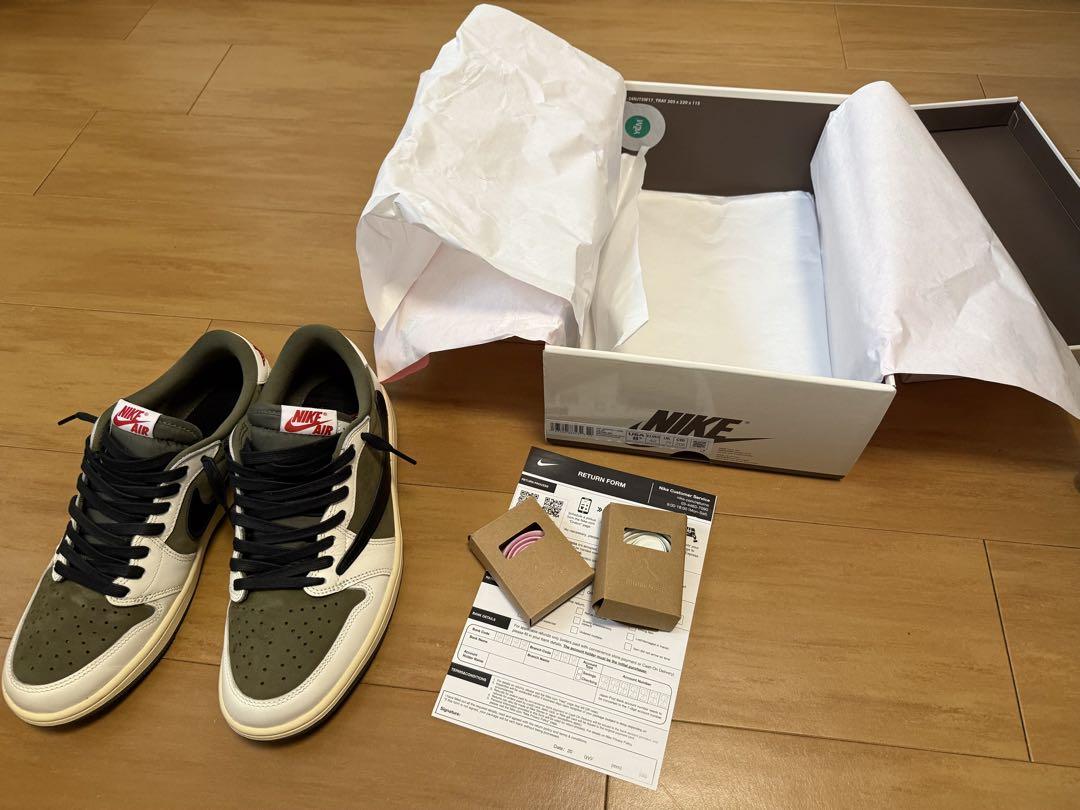 NIKE エアジョーダン1 トラヴィススコット リバースオリーブ　26.5cm