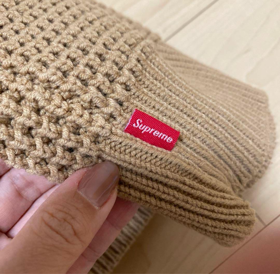 Supreme 編み込みカーディガン ベージュ