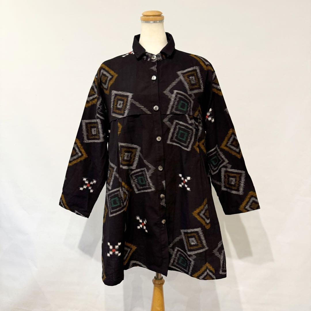 【しょう】2点　極美品　儀右ヱ門　儀右衛門 ギエモン　ベスト　チュニック 楽天市場】儀右ヱ門【久留米絣チュニック】日本製 ギエモン半袖
