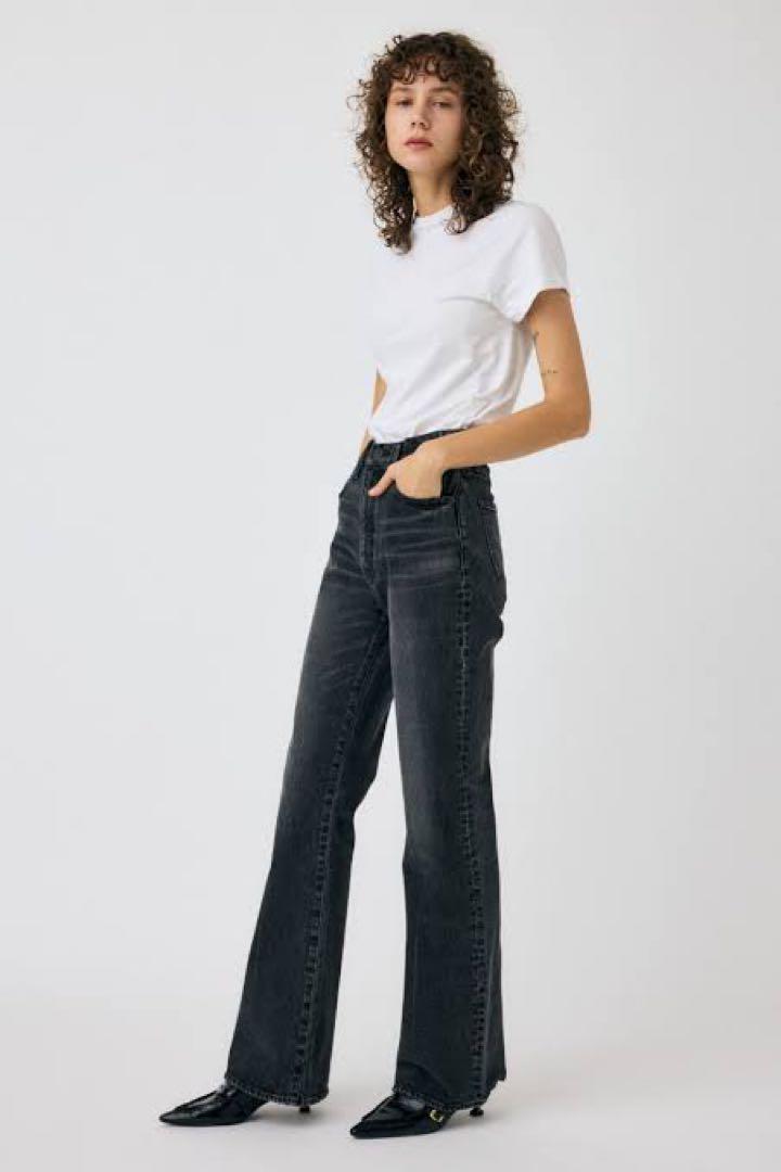 moussy デニム MVS BLACK FLARE25インチ