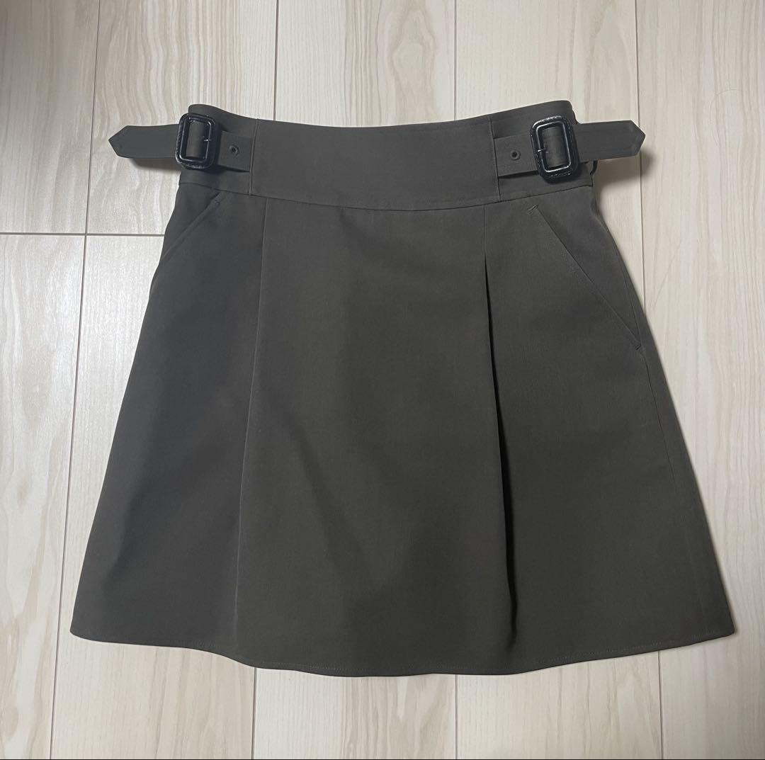 スカート THE RERACS RERACS LAYERED SKIRT SHORTS