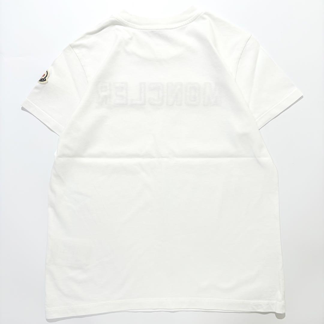 【極美品】 MONCLER Tシャツ 半袖 ロゴ マグリア ホワイト XS