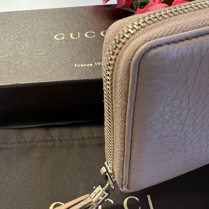 新品同様‼️ グッチ GUCCI 財布 長財布 ソーホー ラウンドファスナー ...