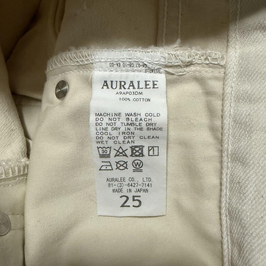 パンツ AURALEE 19AW HARD TWIST DENIM 5P PANTS