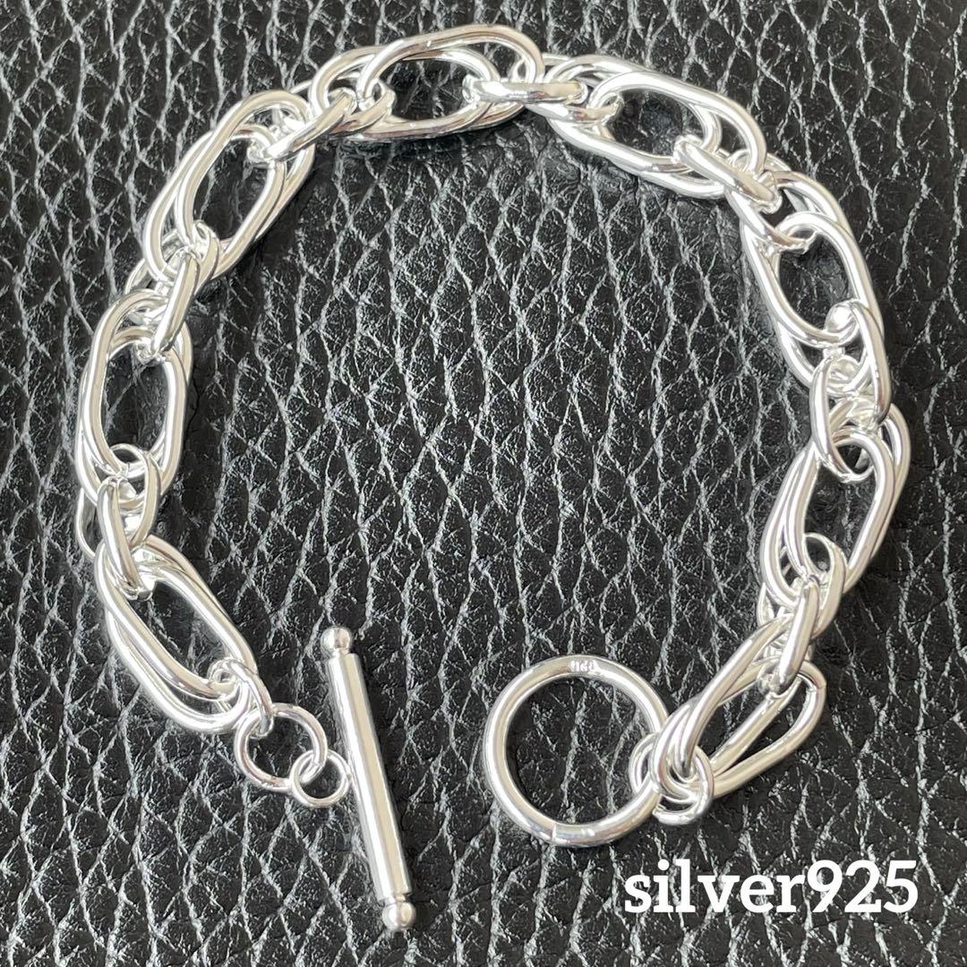 ブレスレット シルバー925 アンカーチェーン ユニセックス