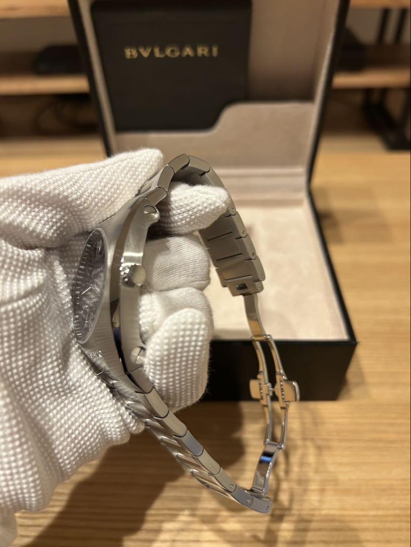 【美品】BVLGARI ブルガリ　エルゴン　EG40S メンズ自動巻腕時計