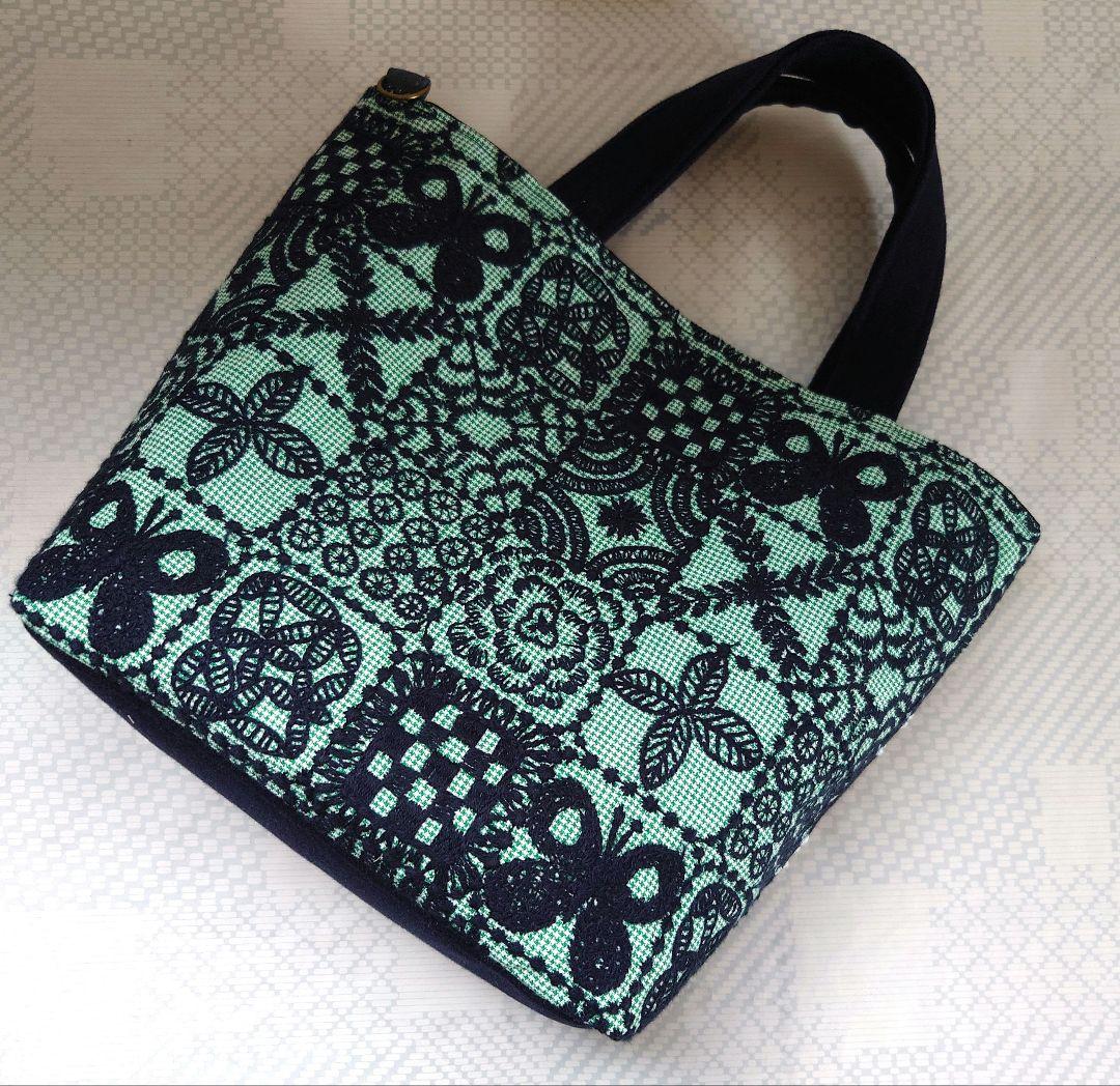 ミナペルホネン　パッチワーク×foresttile トートバッグ　ハンドメイド