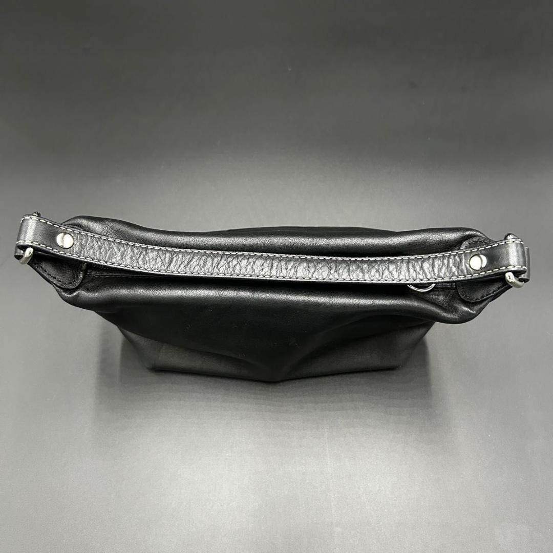 美品 COACH オールレザー ミニトート アクセサリーポーチ ワンショルダー