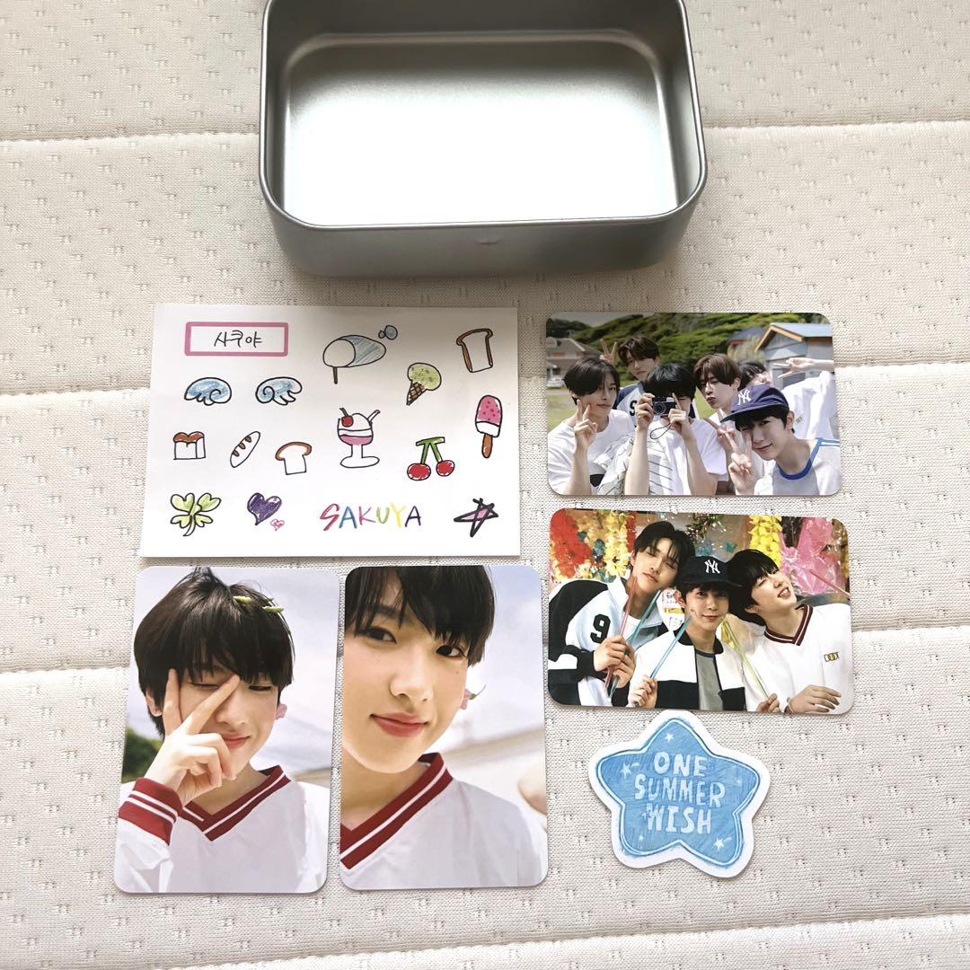 （公式）NCTWISH サクヤ handsup セット トレカ ステッカー nctwish nct new team サクヤ hands up トレカ