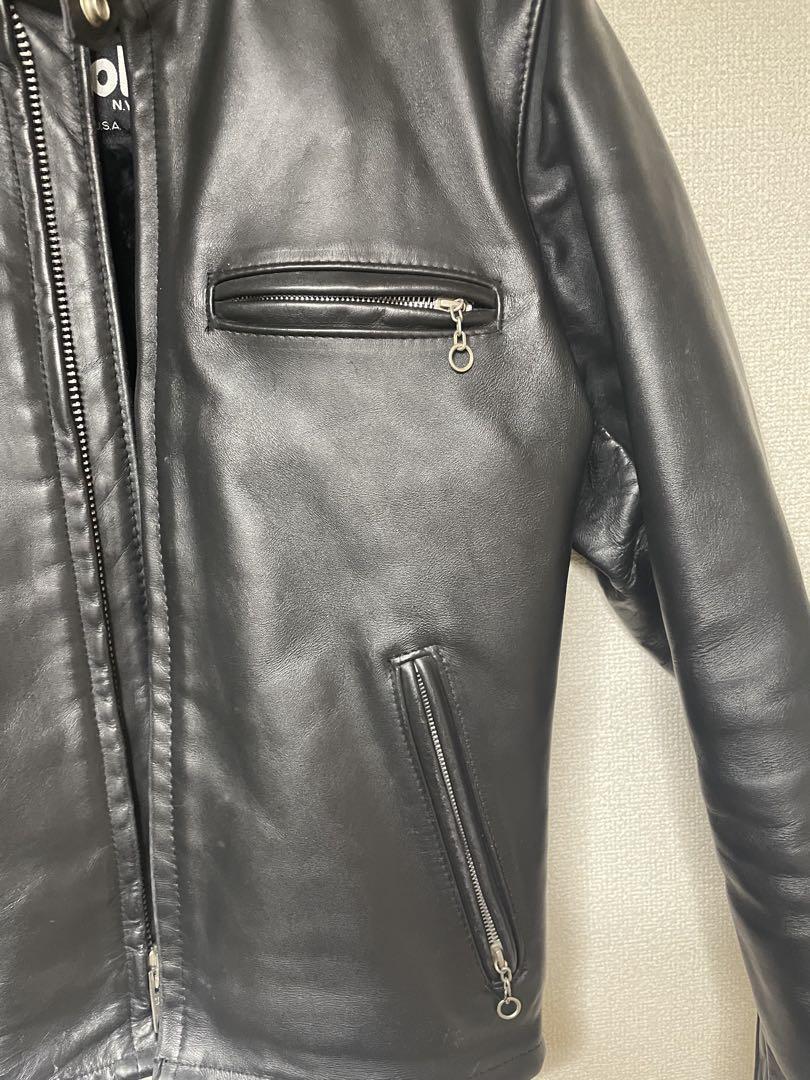 SCHOTT シングルライダースジャケット