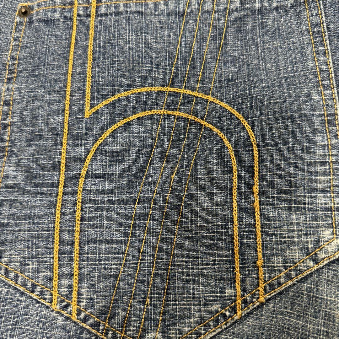 PLATINUM FUBU HARLEM バギー デニムパンツ B系
