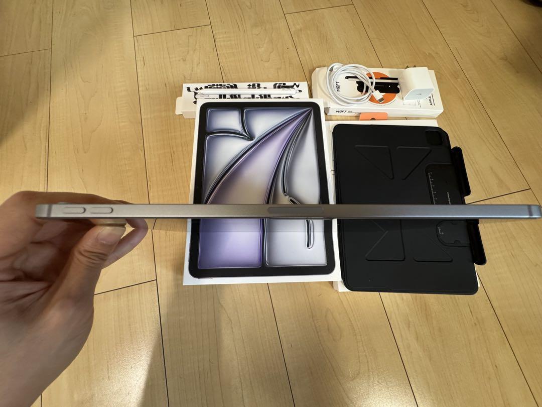 【美品】iPad Air M2 セルラー Apple Pencil + おまけ 美品】iPad Air M2 セルラー Apple Pencil + おまけ