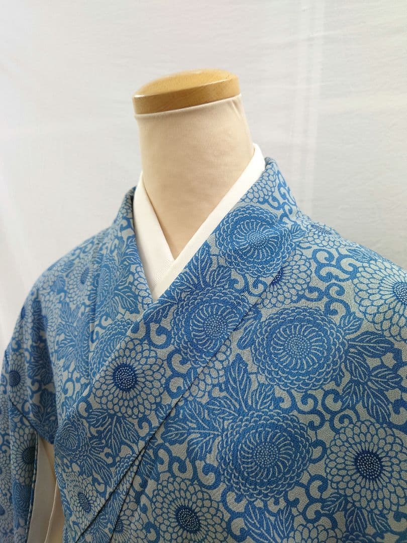 店内全品ポイント2倍!! FN10521l 着物 正絹 小紋 158〜168cm | ochge.org