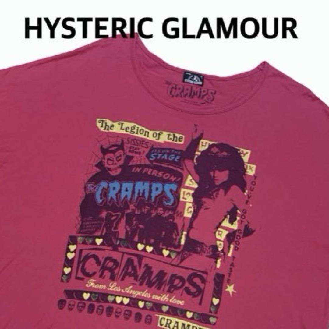 【HYSTERIC GLAMOUR 】TheCRAMPS オーバーサイズTシャツ