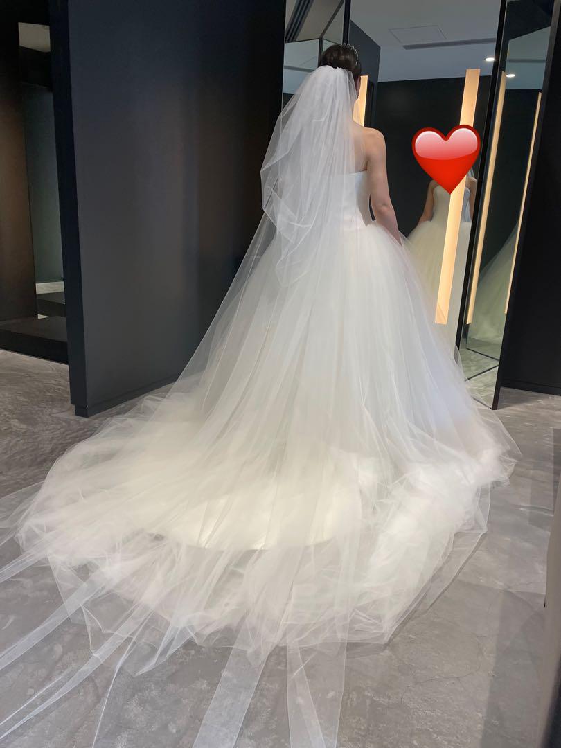 【国際ブランド】 VERAWANG ベール付 US4 フェルナンダ ヴェラウォン Fernanda スーツ・フォーマル・ドレス