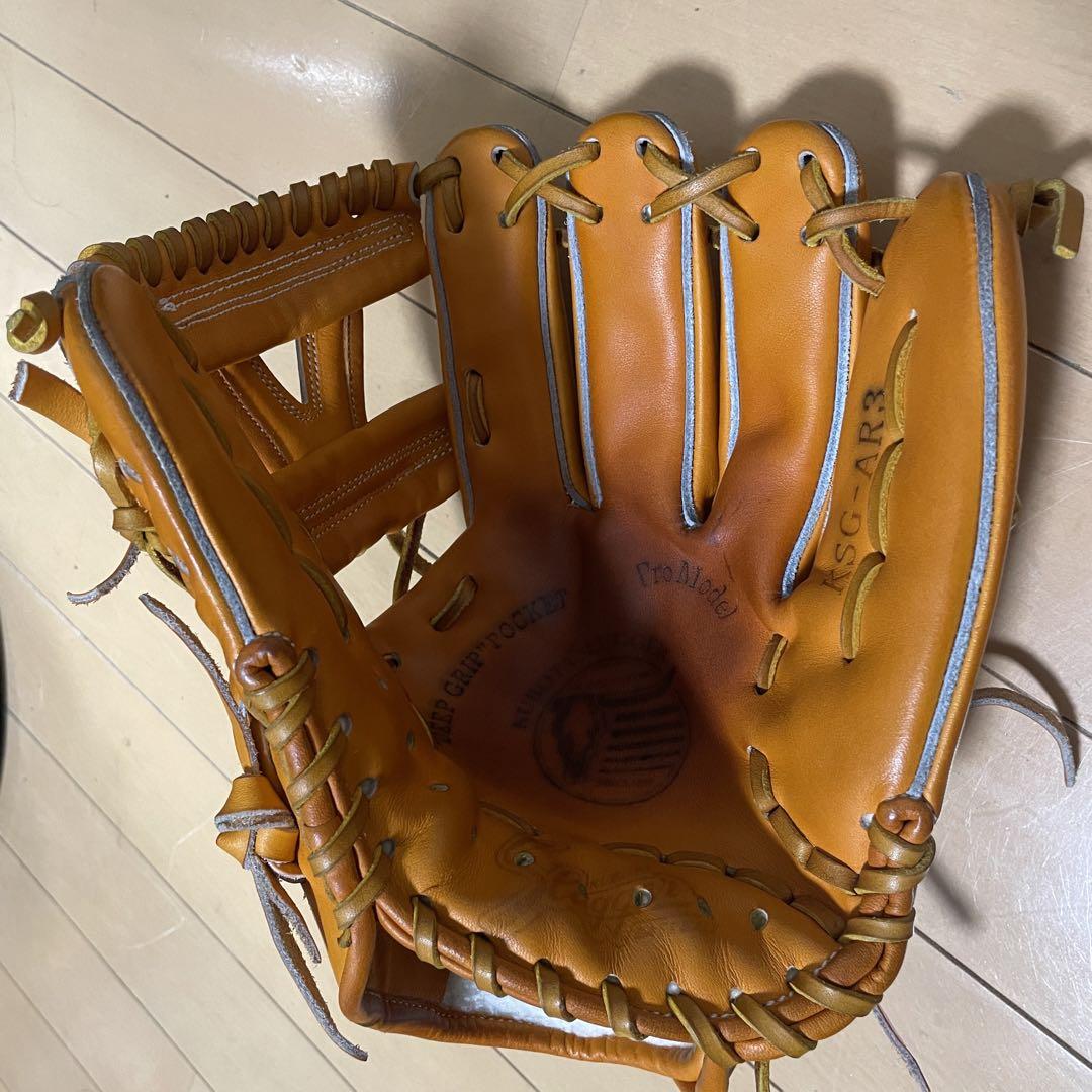 硬式 内野手用 グローブ スラッガー AR3 グラブ 折り返しハーフ