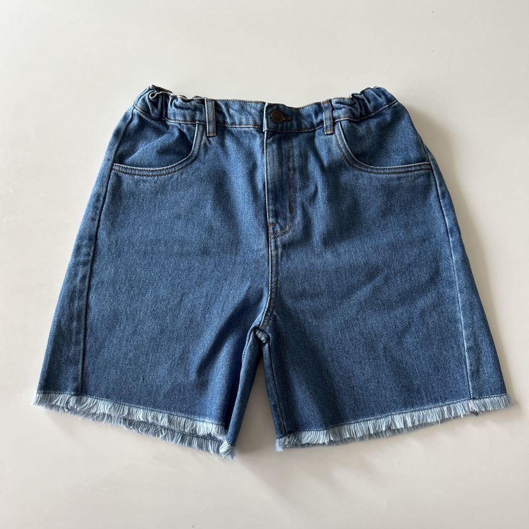main story 24ss Denim Cut Off Short 12y