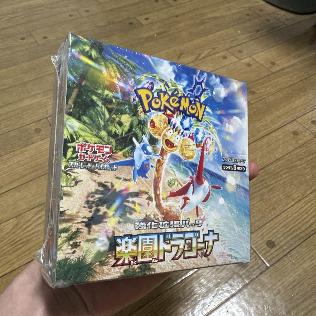 未開封品シュリンク付き　ポケモンカードゲーム 楽園ドラゴーナ　ボックス