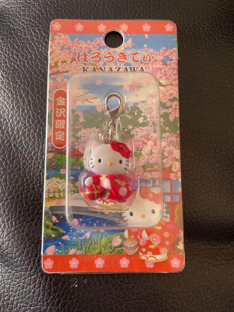 金沢限定 はろうきてぃ ファスナーマスコット キティちゃん 着物