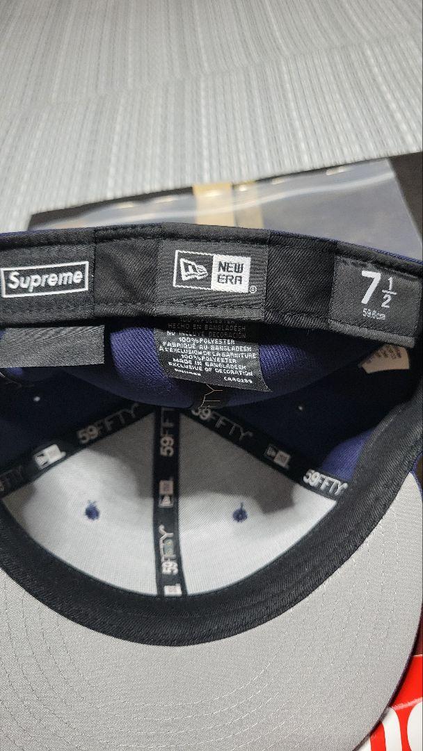 Supreme×NEW ERA Gold Cross S Logo 23ss
