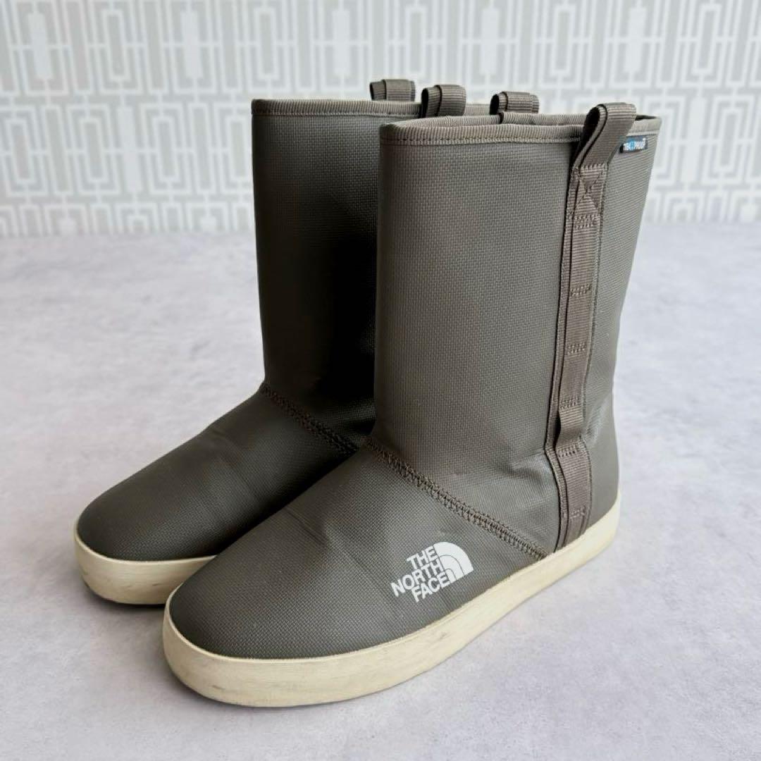 ノースフェイス トラバース ベースキャンプ レインブーツ 25cm カーキ 防水