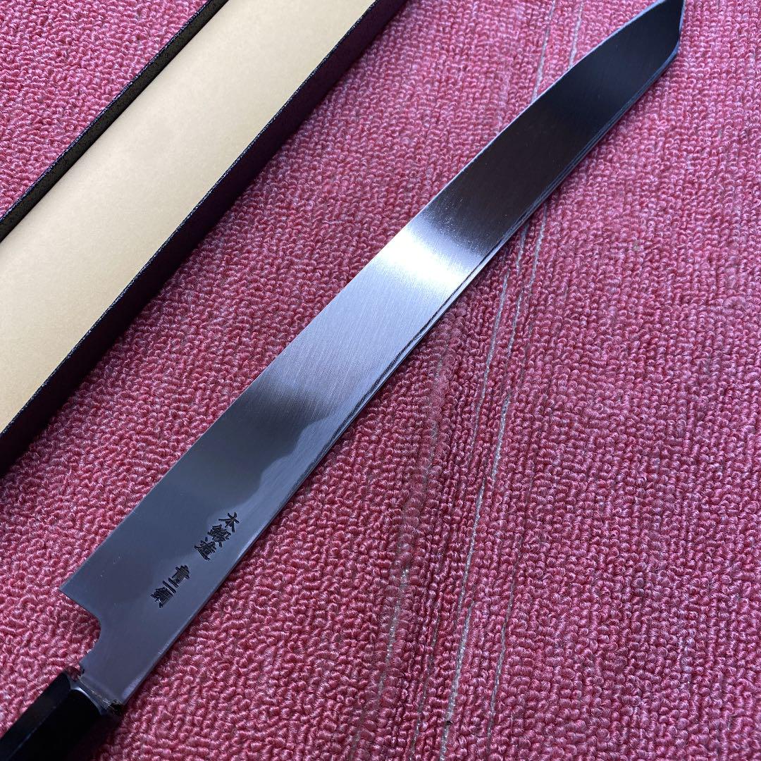 青二鋼 切付け型柳刃包丁330㎜尺1寸 qOmTM-m26308885841 正規品通販