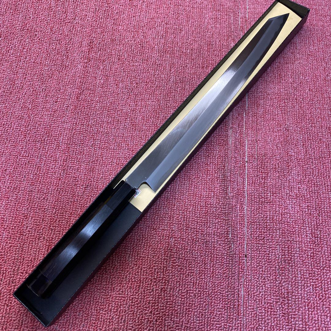 青二鋼 切付け型柳刃包丁330㎜尺1寸 qOmTM-m26308885841 正規品通販