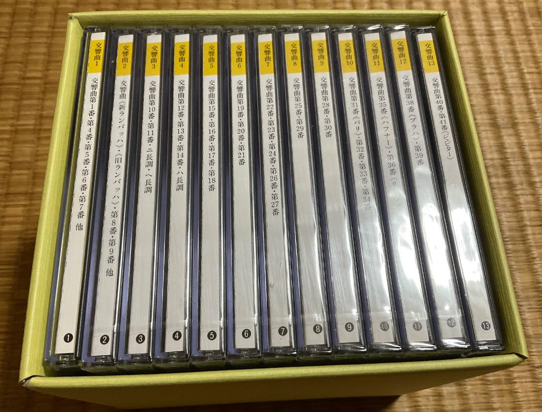 モーツァルト大全集セット:CD(1枚欠品),作品総目録,解説書