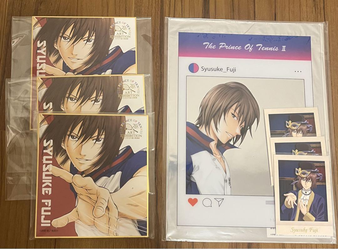 テニプリ　不二周助　まとめ　原画展　サマバレ　缶バッジ　アニカフェ　マルイ