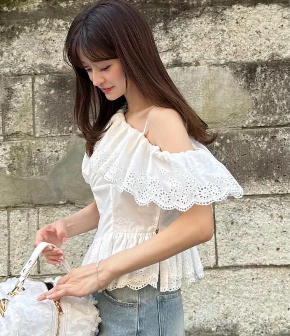 トップス bibiy COLENNE RUFFLE TOP BIBIY. MADE | COLENNE RUFFLE TOP｜Bibiy.