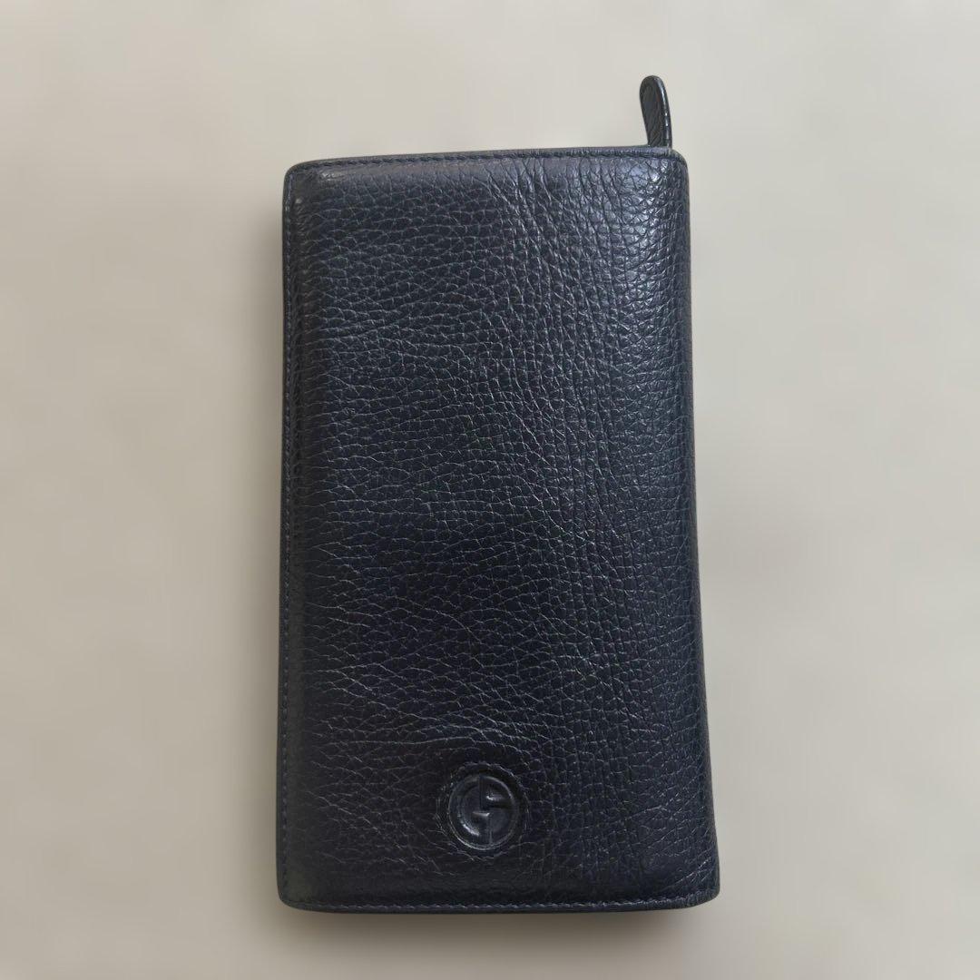 アルマーニ 長財布 USED品 ブラック 8,360円