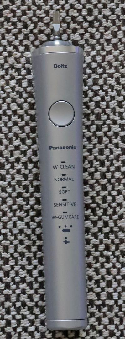 【美品】Panasonic 音波振動ハブラシ ドルツ EW-DP57-S