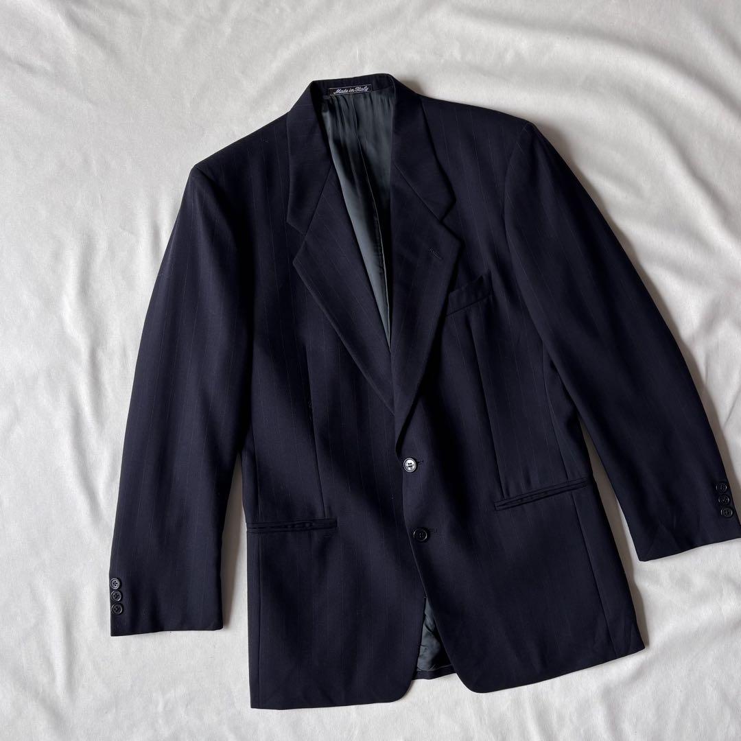 ジャケット・アウター 80s MANI by GA stripe 2B tailored jacket