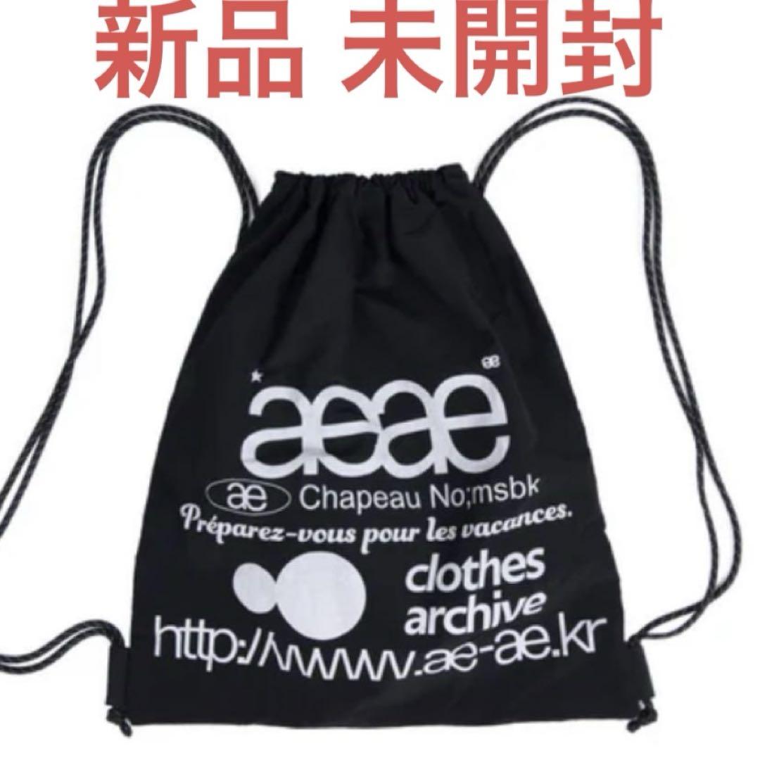 【aeae】WEB LOGO GYM SACK ★韓国人気★ AEAE☆韓国☆人気☆Web Logo Gym Sack 3色