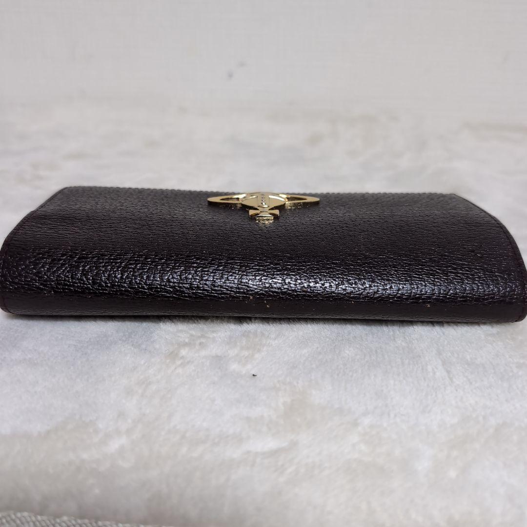 dg11 Vivienne Westwood 長財布 オーブロゴ 焦げ茶色 - メルカリ