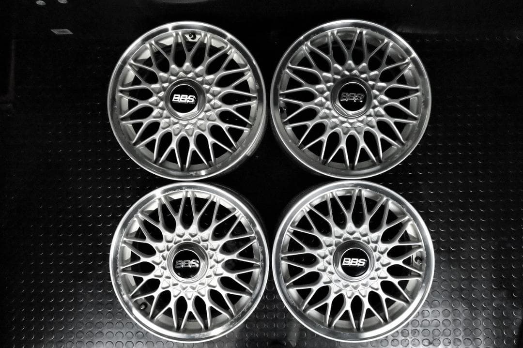 直輸入品激安 BBS スバル 純正 STI 15×6J +55 PCD100 5H 鍛造 4本