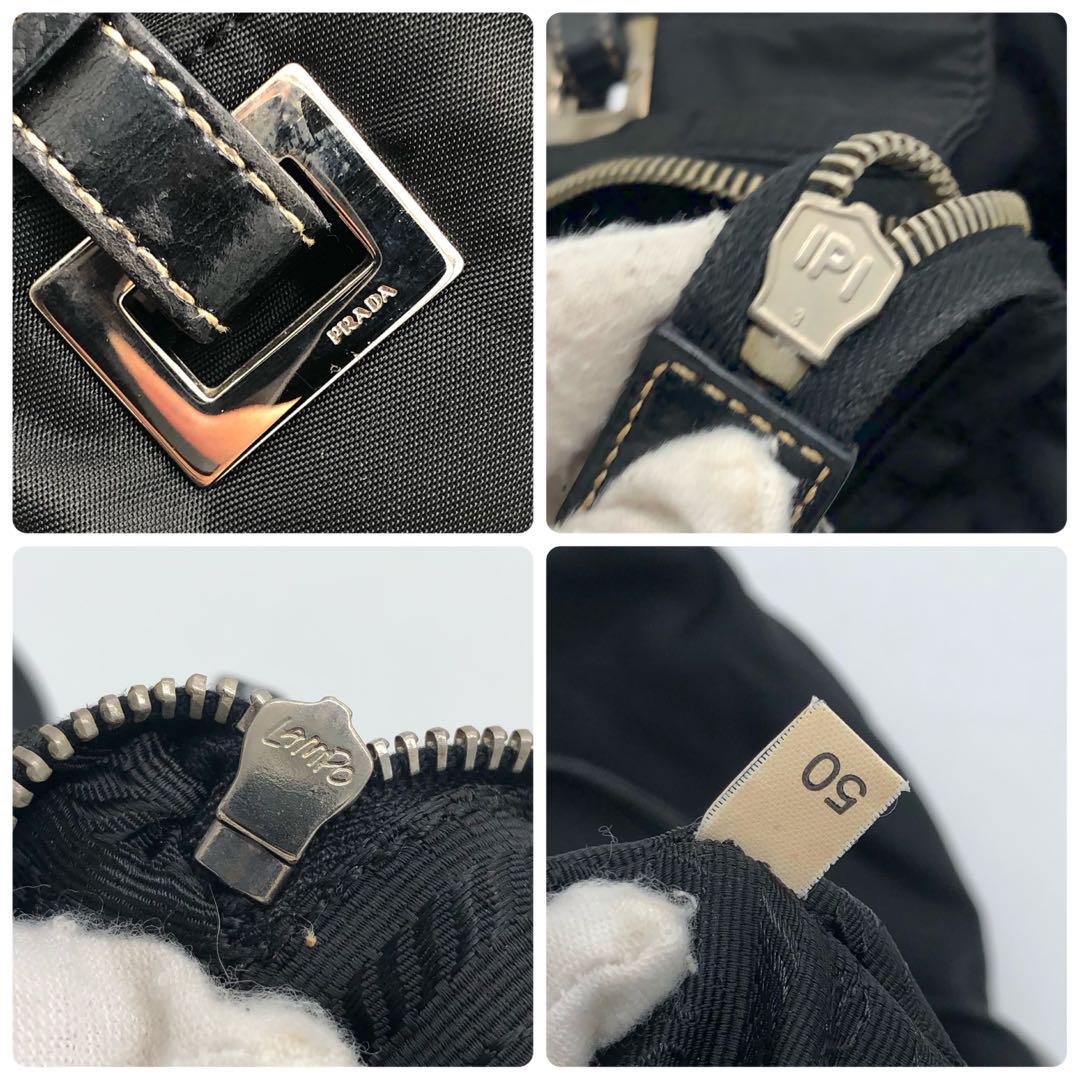 【極上美品・使用感少ない✨】プラダ　トートバッグ　肩掛け　テスートナイロン　黒