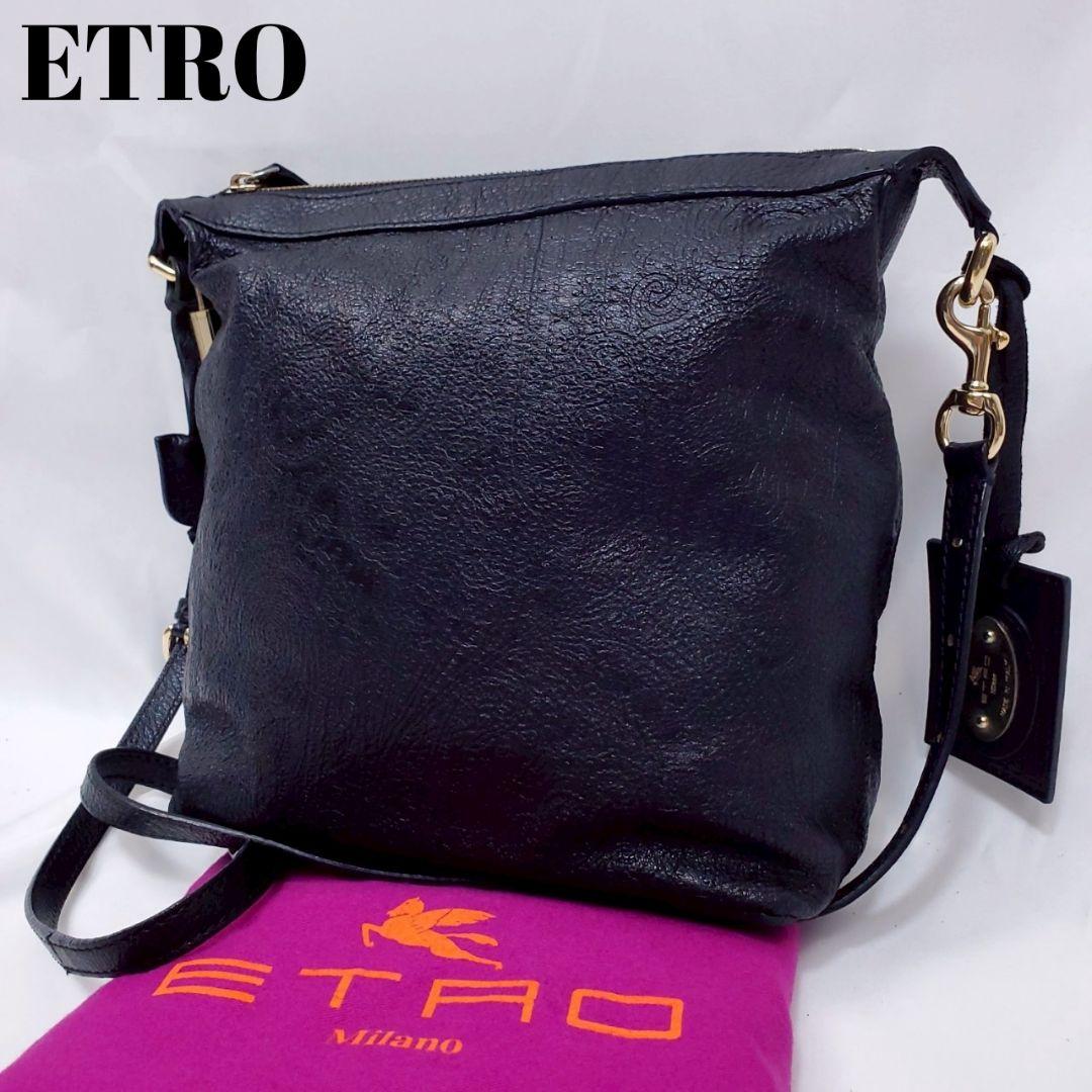 美品　エトロ　ETRO ハンドバッグ　ショルダーバッグ　マルゴット　ペイズリー柄 ETRO - 希少 ETRO エトロ マルゴット ハンドバッグ ペイズリー
