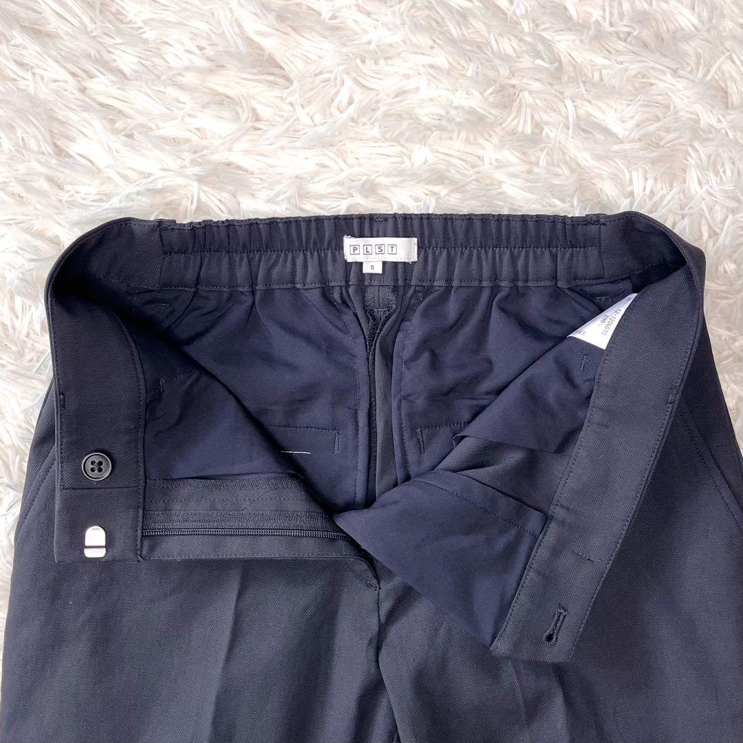 ✨極美品✨洗える❗️プラステ パンツスーツ ノーカラー リネン