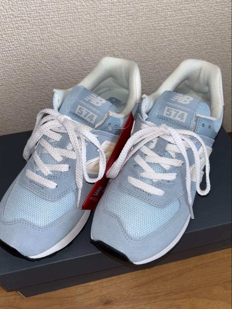 韓国限定！！】新品無使用 New Balance U574GWE ライトブルー