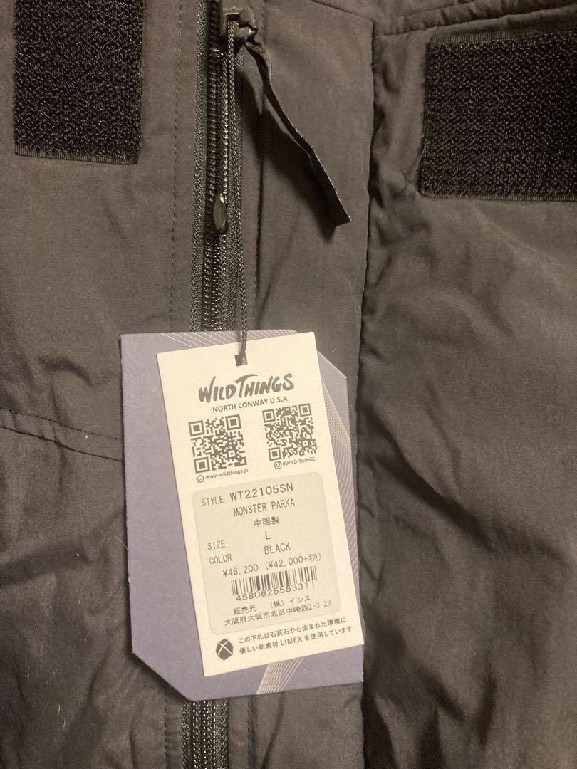 値下げ！　ワイルドシングス　モンスターパーカ　新品　未使用　L