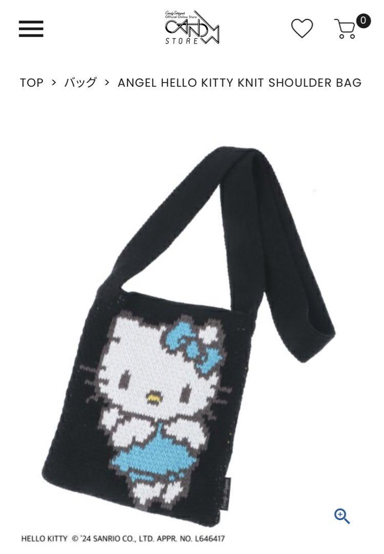 【送料0円】 HELLO KITTY CANDY STRIPPER フェイスバッグ黒 バッグ・ポーチ