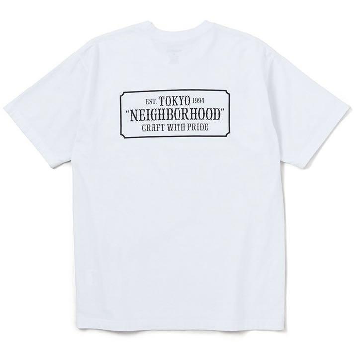 ホワイト系,L全国宅配無料【未使用】NEIGHBORHOOD 2021 Tシャツ 白L T 予約販売 【群馬ダイヤモンドペガサス引退記念Tシャツ(サインあり)】ラミレス選手 Tシャツ/カットソー(半袖/袖なし)