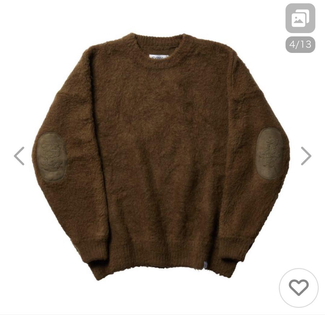 【値下げ可！】EVISEN MOHAIR CREW KNIT エビセン ニット