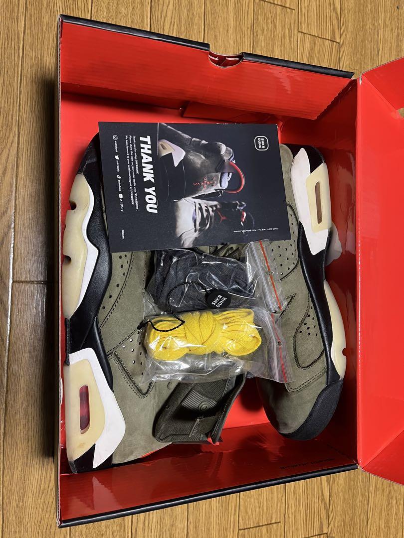 Air jordan 6 travisScott コラボ CACTUS JACK